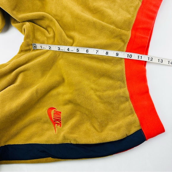 Nike Sportswear Retro Fleece Jogger Pant Pockets Colorblock Gold Bronze Black - Picture 11 of 15